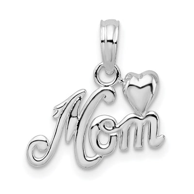 Sterling silver heart pendant