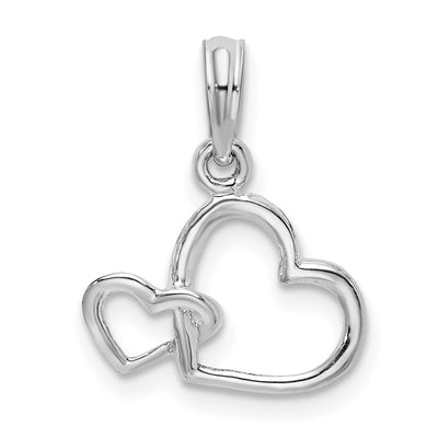 Sterling silver heart pendant