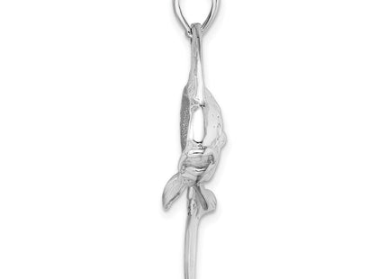 Sterling silver pendant, alternate view