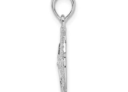 Sterling silver pendant, alternate view