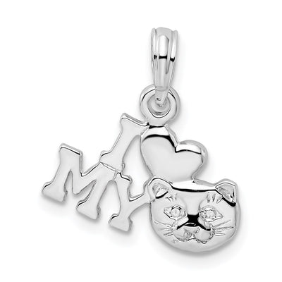 Sterling silver heart pendant