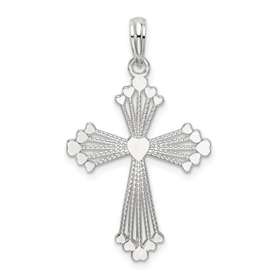 Sterling silver cross pendant