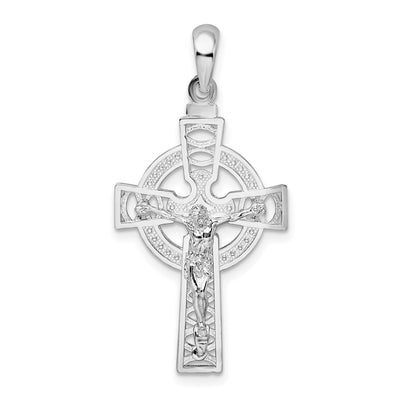 Sterling silver crucifix pendant