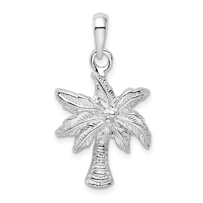 Sterling silver tree pendant