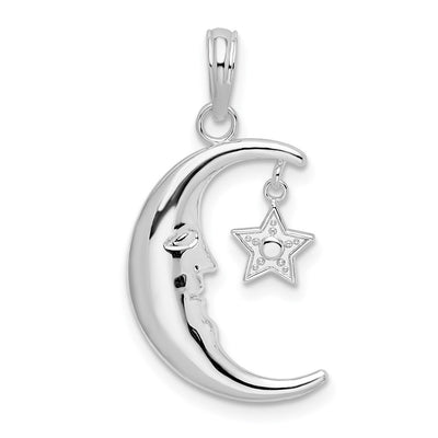 Sterling silver star pendant