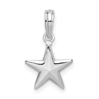 Sterling silver star pendant