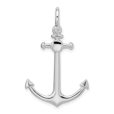 Sterling silver anchor pendant