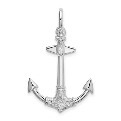 Sterling silver anchor pendant