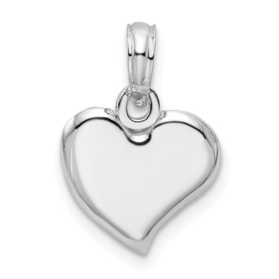 Sterling silver teardrop pendant