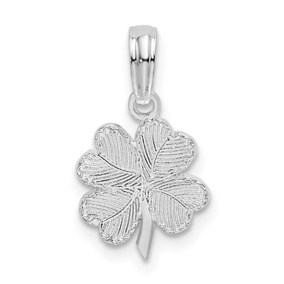 Sterling silver shamrock pendant