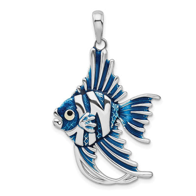 Sterling silver angel pendant