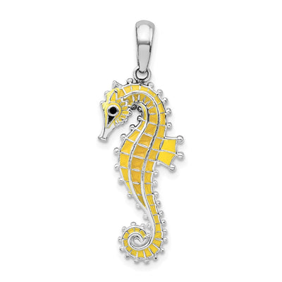 Sterling silver seahorse pendant