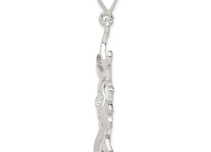 Sterling silver pendant, alternate view