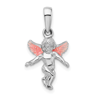 Sterling silver angel pendant