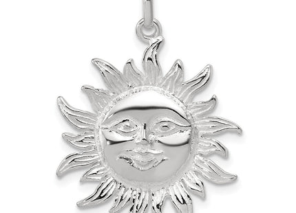 Sterling Silver Sun Pendant (Style QC1067)