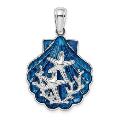 Sterling silver starfish pendant