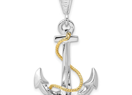 Silver/14k Two-Tone Pendants Style QC10741G - Classique Jewelry Inc.