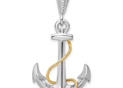 Silver/14k Two-Tone Pendants Style QC10741G - Classique Jewelry Inc.