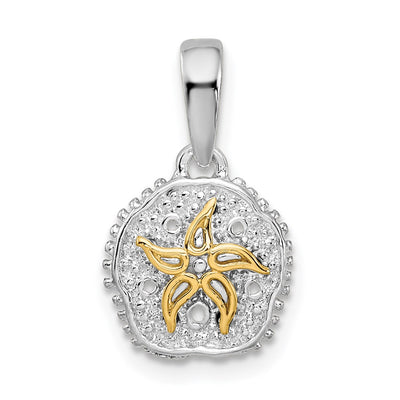 Sterling silver starfish pendant