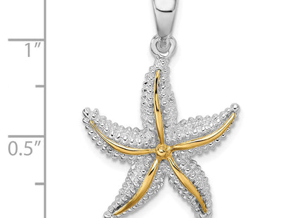Silver/14k Two-Tone Pendants Style QC10781G - Classique Jewelry Inc.