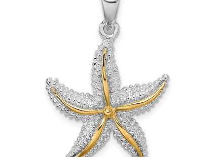 Silver/14k Two-Tone Pendants Style QC10781G - Classique Jewelry Inc.