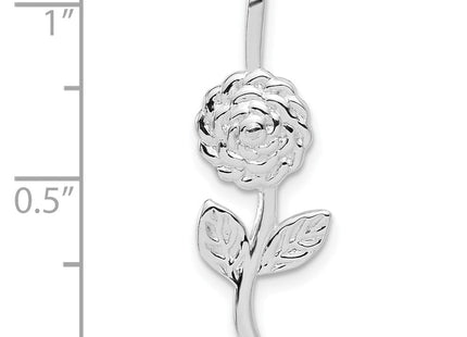 Sterling Silver Rose Pendant (Style QC1079)