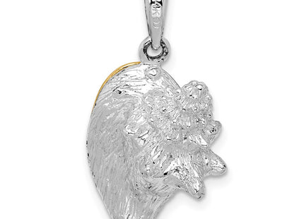 Silver/14k Two-Tone Pendants Style QC10792G - Classique Jewelry Inc.