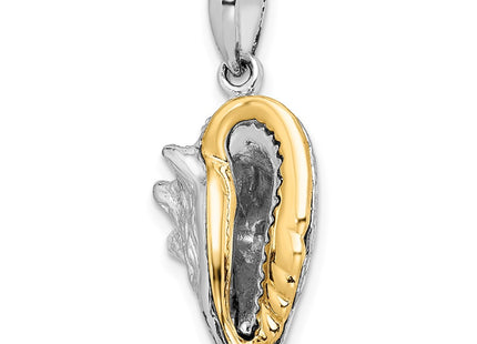 Silver/14k Two-Tone Pendants Style QC10792G - Classique Jewelry Inc.