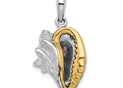 Silver/14k Two-Tone Pendants Style QC10792G - Classique Jewelry Inc.