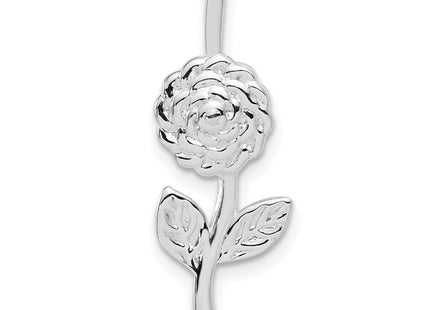 Sterling Silver Rose Pendant (Style QC1079)