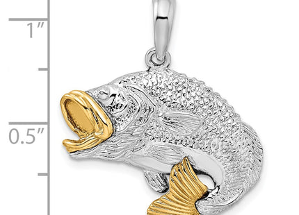 Silver/14k Two-Tone Pendants Style QC10833G - Classique Jewelry Inc.