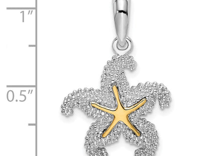 Silver/14k Two-Tone Pendants Style QC10841G - Classique Jewelry Inc.