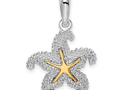 Silver/14k Two-Tone Pendants Style QC10841G - Classique Jewelry Inc.