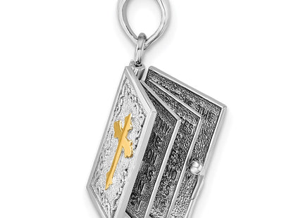 Silver/14k Two-Tone Pendants Style QC10856G - Classique Jewelry Inc.