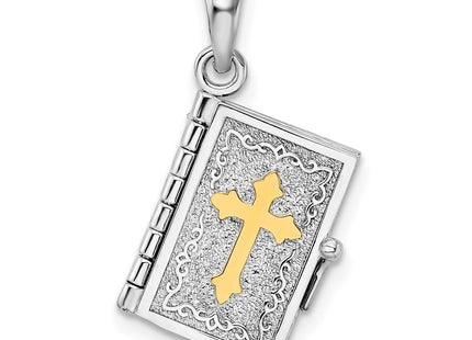 Silver/14k Two-Tone Pendants Style QC10856G - Classique Jewelry Inc.