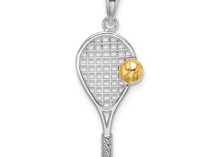 Silver/14k Two-Tone Pendants Style QC10873G - Classique Jewelry Inc.