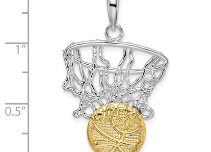 Silver/14k Two-Tone Pendants Style QC10882G - Classique Jewelry Inc.