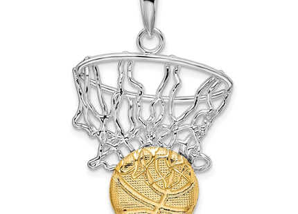 Silver/14k Two-Tone Pendants Style QC10882G - Classique Jewelry Inc.