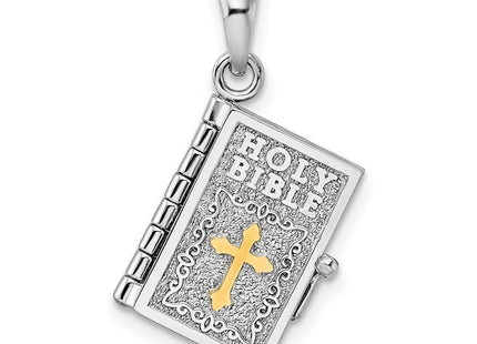 Silver/14k Two-Tone Pendants Style QC10910G - Classique Jewelry Inc.