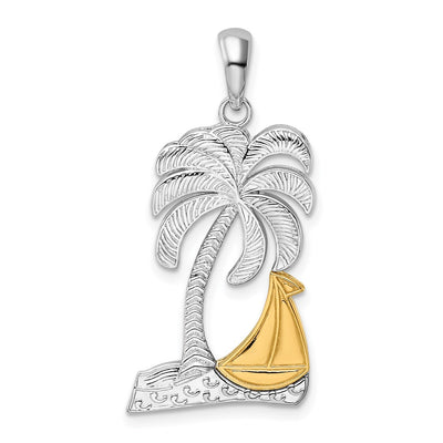 Sterling silver tree pendant