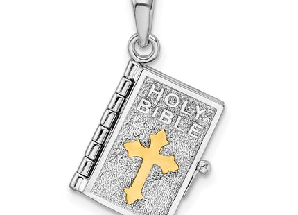 Silver/14k Two-Tone Pendants Style QC10925G - Classique Jewelry Inc.