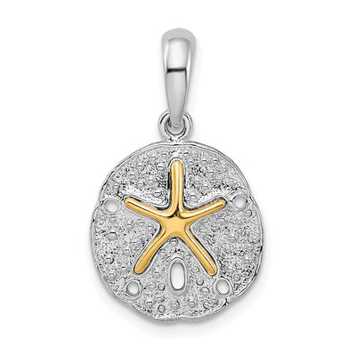 Sterling silver starfish pendant