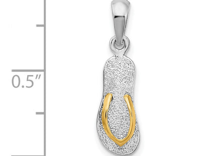 Silver/14k Two-Tone Pendants Style QC10953G - Classique Jewelry Inc.