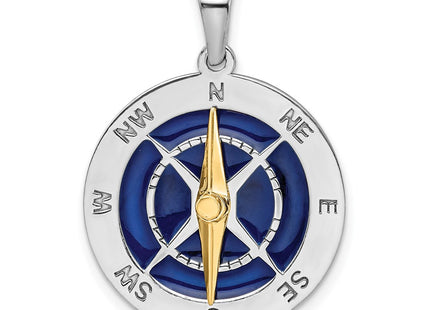 Silver/14k Two-Tone Pendants Style QC10983G - Classique Jewelry Inc.