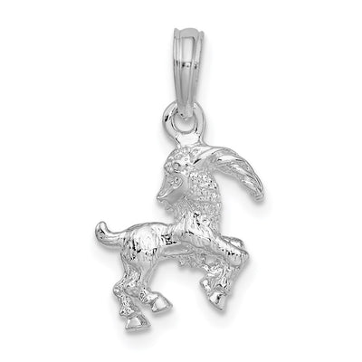 Sterling silver zodiac pendant
