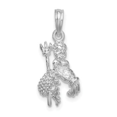 Sterling silver zodiac pendant