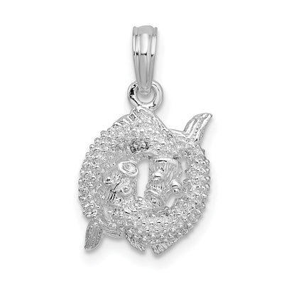 Sterling silver zodiac pendant