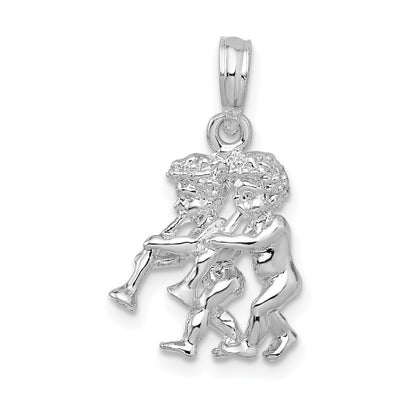 Sterling silver zodiac pendant