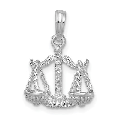 Sterling silver zodiac pendant