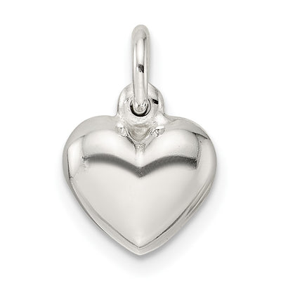 Sterling silver heart charm